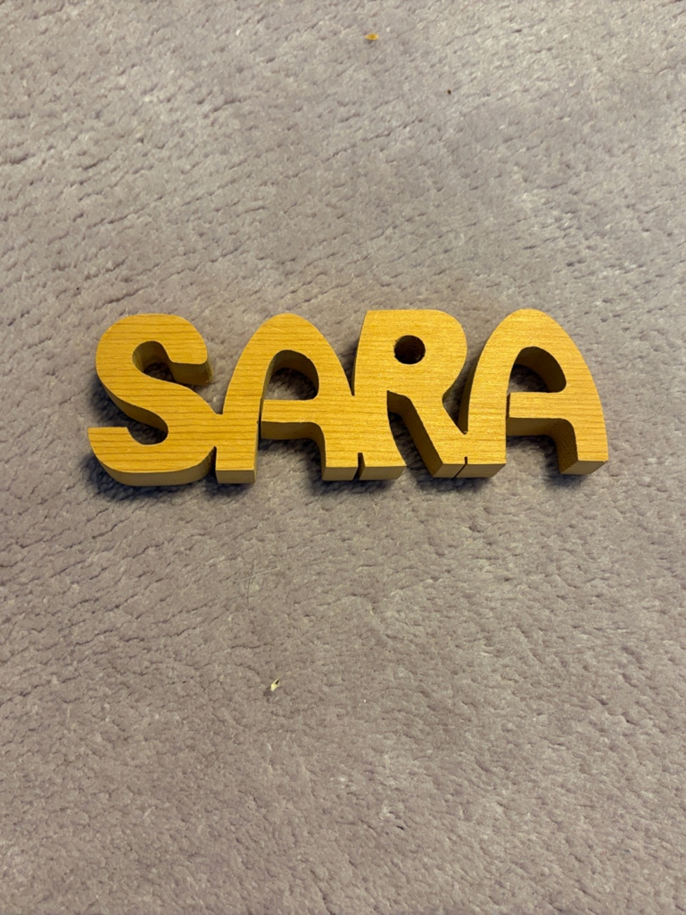 Custom Freestanding Wooden Name Sign Decor - "SARA"
